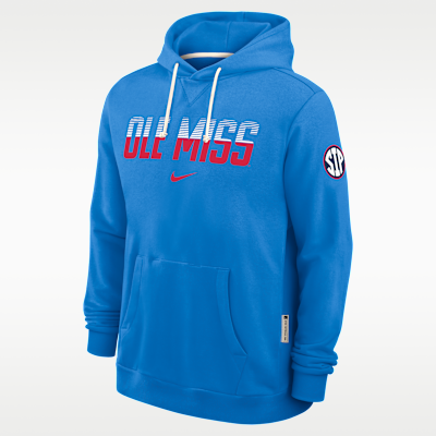 University Of Mississippi Sideline Men's Nike Dri-FIT Pullover